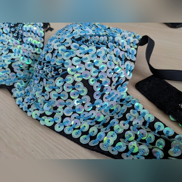 Sequin Rave Bra - Picture 3 of 4